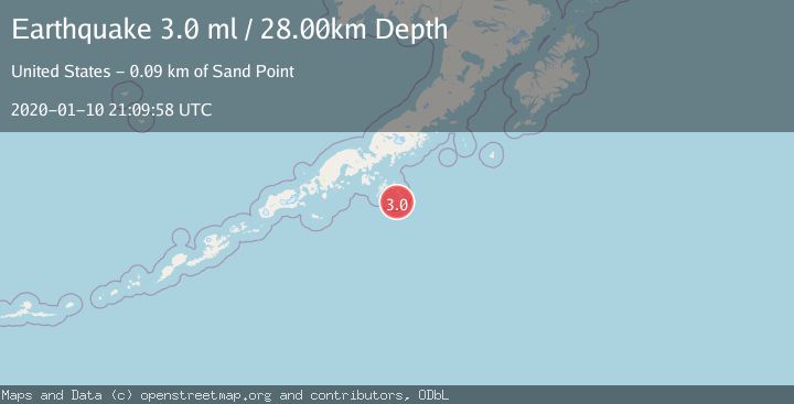 Map of SOUTH OF ALASKA