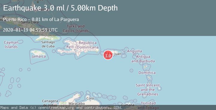 Map of PUERTO RICO REGION