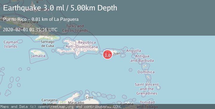 Map of PUERTO RICO REGION