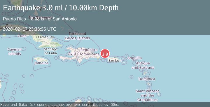 Map of PUERTO RICO REGION
