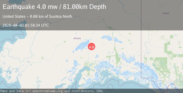 Map of CENTRAL ALASKA