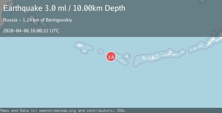 Map of RAT ISLANDS, ALEUTIAN ISLANDS