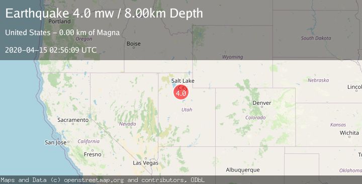 Map of WASATCH FRONT URBAN AREA, UTAH