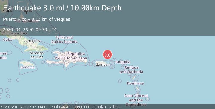 Map of PUERTO RICO REGION