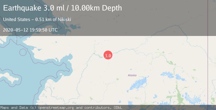 Map of CENTRAL ALASKA