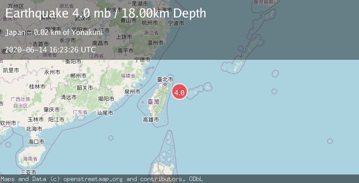 Map of TAIWAN REGION