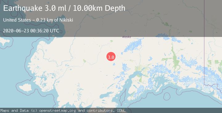 Map of CENTRAL ALASKA