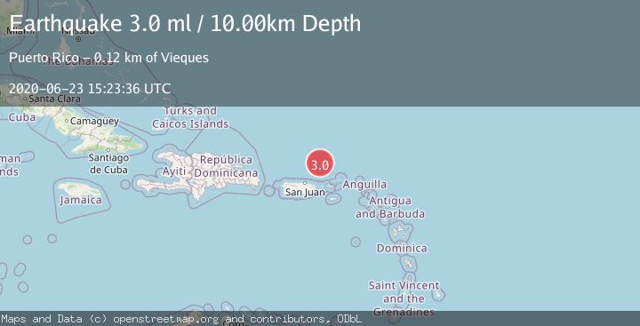 Map of PUERTO RICO REGION
