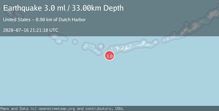 Map of ANDREANOF ISLANDS, ALEUTIAN IS.