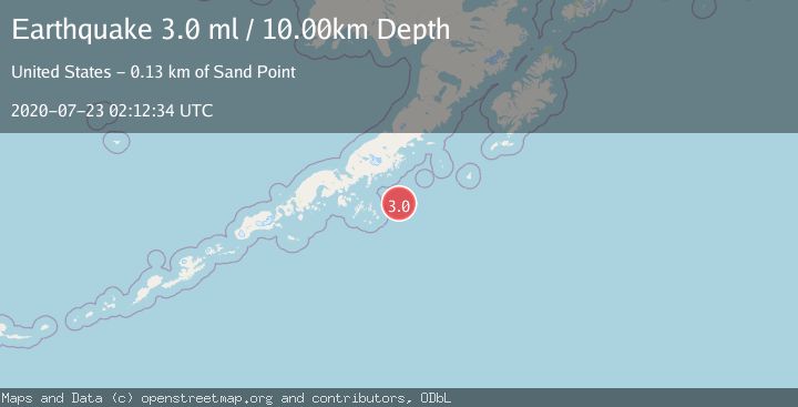 Map of ALASKA PENINSULA
