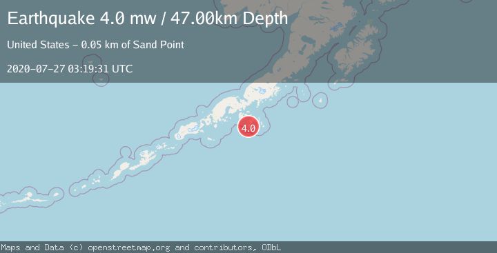 Map of ALASKA PENINSULA