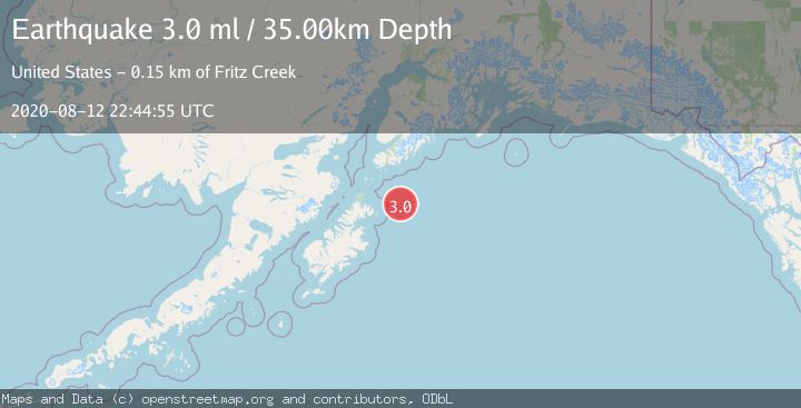 Map of GULF OF ALASKA