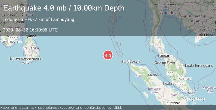 Map of NICOBAR ISLANDS, INDIA REGION