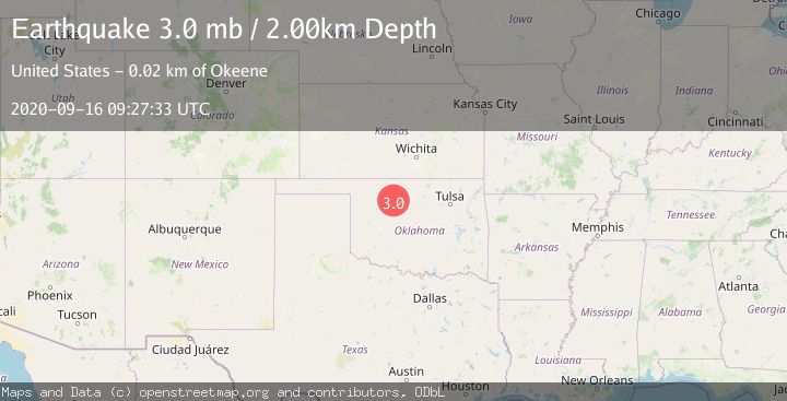 Map of OKLAHOMA
