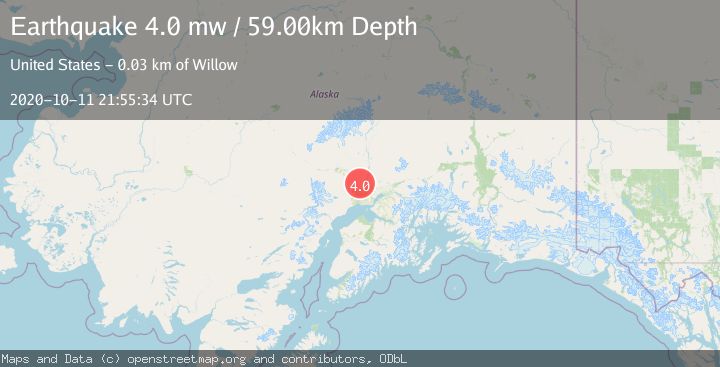 Map of SOUTHERN ALASKA