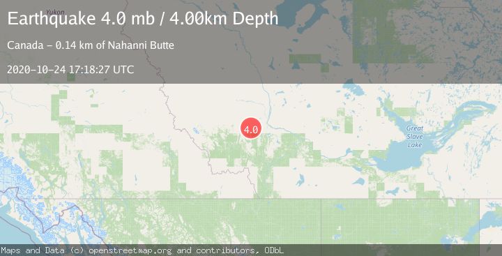 Map of NORTHWEST TERRITORIES, CANADA