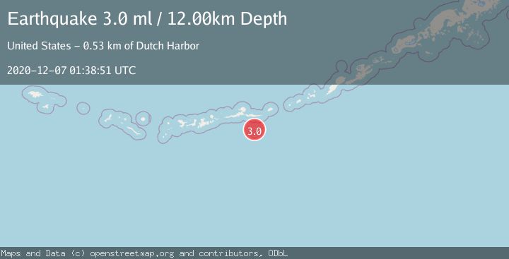 Map of ANDREANOF ISLANDS, ALEUTIAN IS.