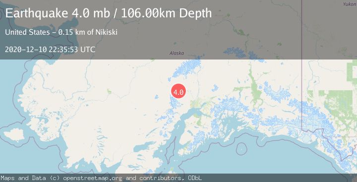 Map of SOUTHERN ALASKA