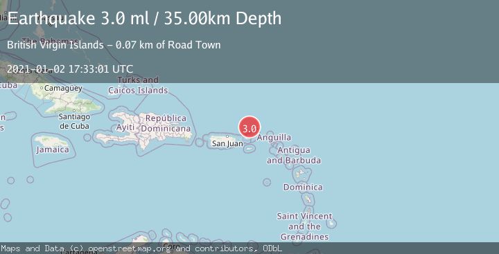 Map of VIRGIN ISLANDS REGION