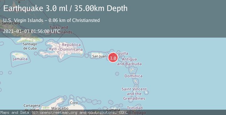 Map of VIRGIN ISLANDS REGION