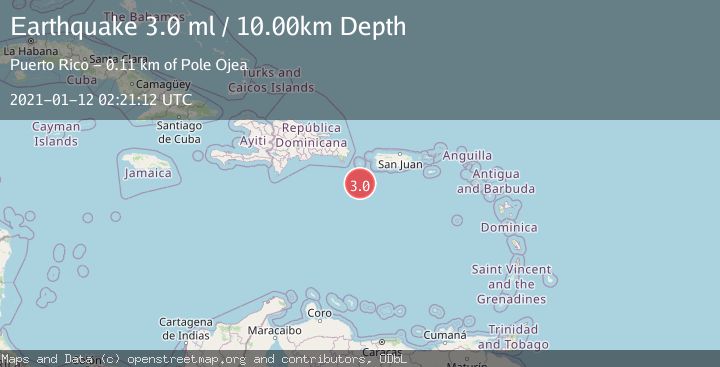 Map of PUERTO RICO REGION