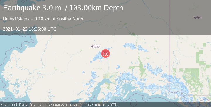 Map of CENTRAL ALASKA