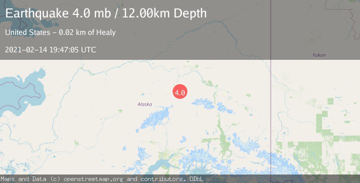 Map of CENTRAL ALASKA