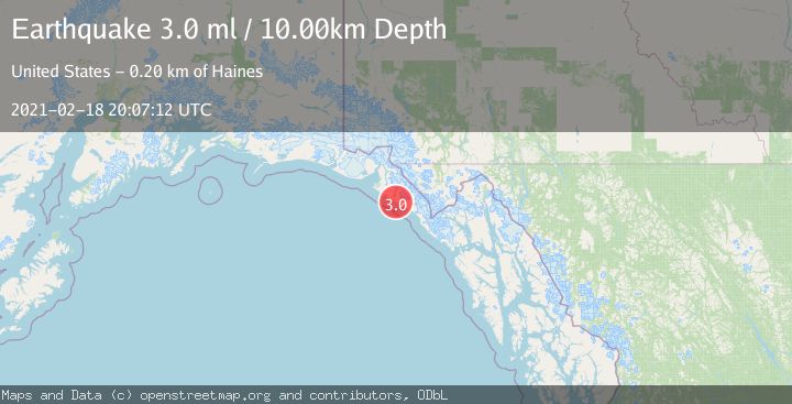 Map of SOUTHEASTERN ALASKA