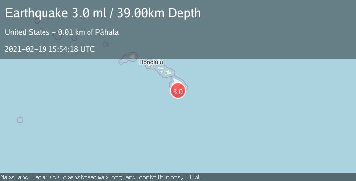 Map of ISLAND OF HAWAII, HAWAII