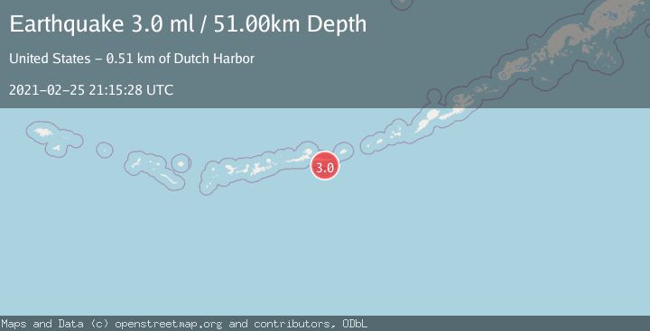Map of ANDREANOF ISLANDS, ALEUTIAN IS.
