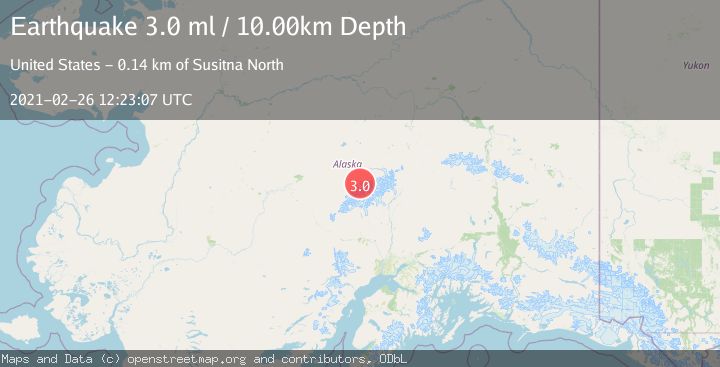 Map of CENTRAL ALASKA