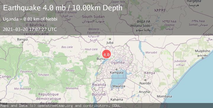 Map of LAKE ALBERT REGION, UGANDA