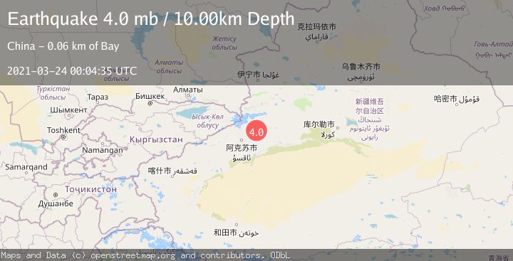 Map of SOUTHERN XINJIANG, CHINA