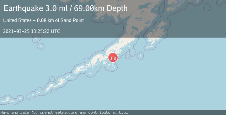 Map of ALASKA PENINSULA