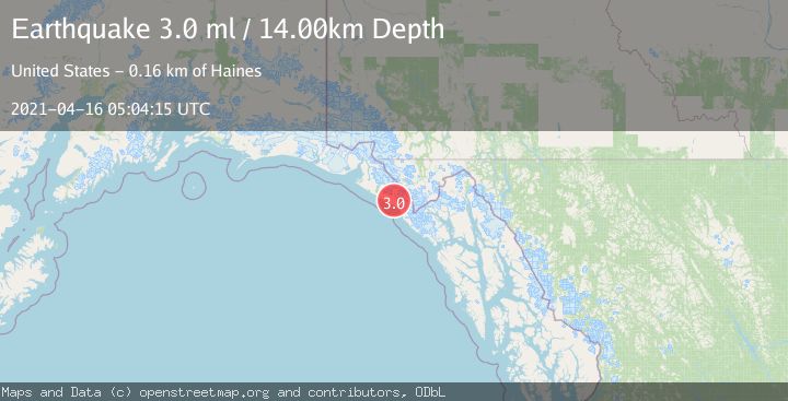 Map of SOUTHEASTERN ALASKA
