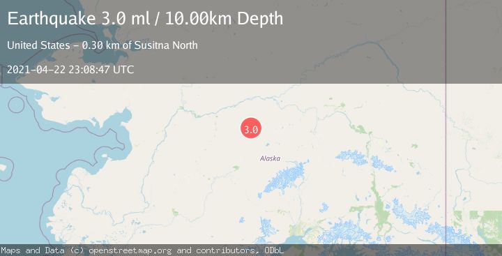 Map of CENTRAL ALASKA