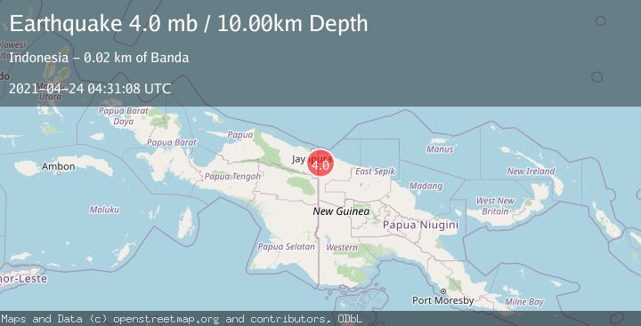 Map of NEW GUINEA, PAPUA NEW GUINEA