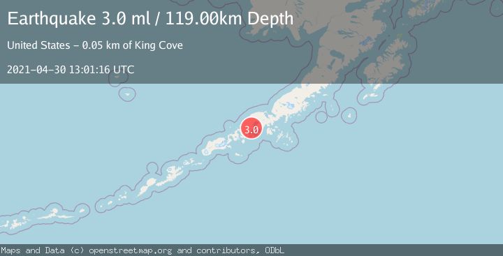 Map of ALASKA PENINSULA