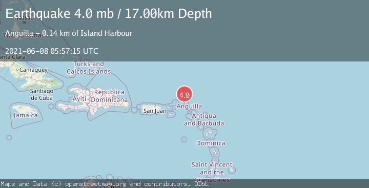 Map of VIRGIN ISLANDS REGION