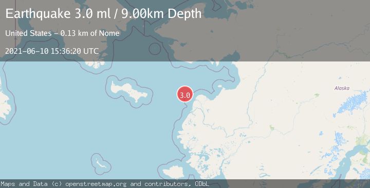 Map of BERING STRAIT