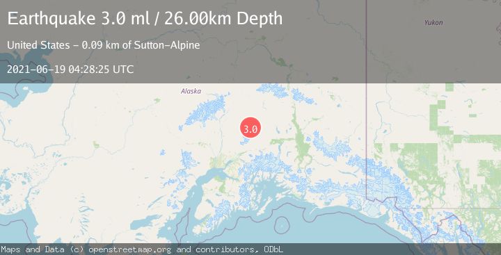 Map of CENTRAL ALASKA