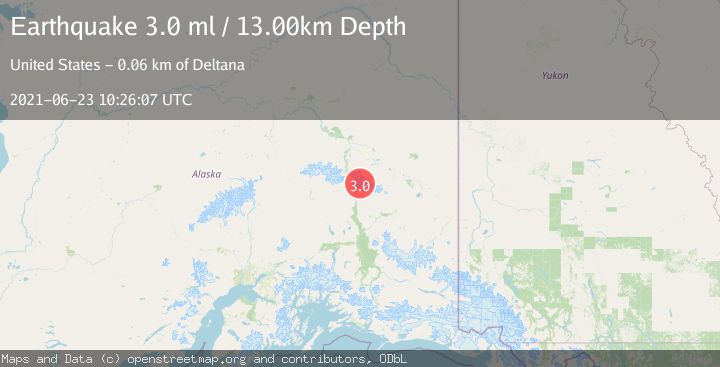 Map of CENTRAL ALASKA