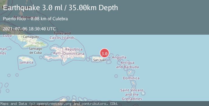 Map of PUERTO RICO REGION