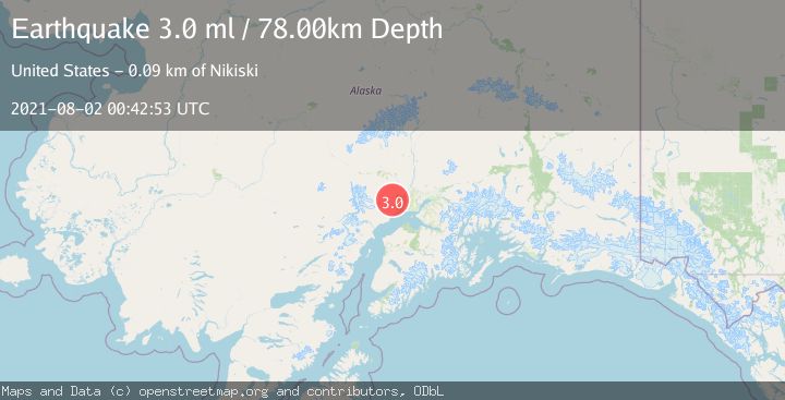 Map of SOUTHERN ALASKA
