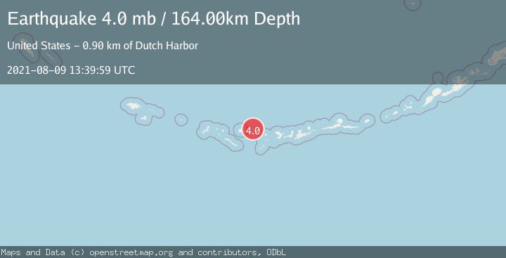 Map of ANDREANOF ISLANDS, ALEUTIAN IS.