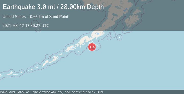 Map of ALASKA PENINSULA