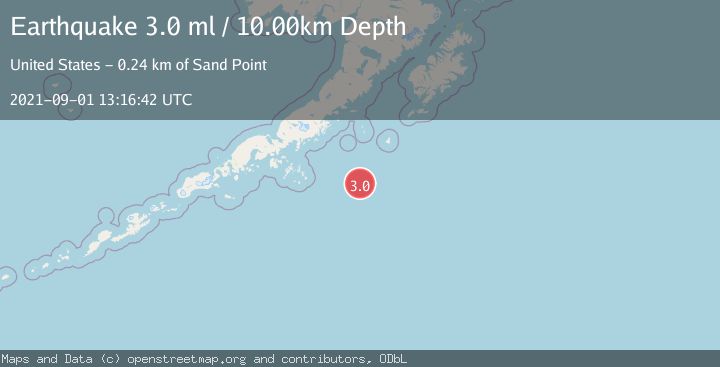 Map of SOUTH OF ALASKA