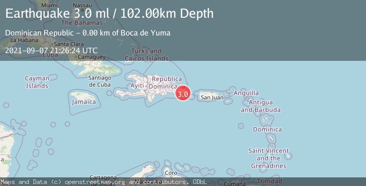 Map of DOMINICAN REPUBLIC