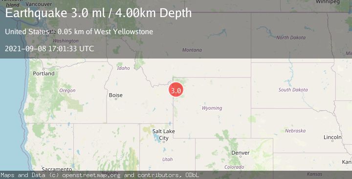 Map of YELLOWSTONE NAT. PARK, WYOMING