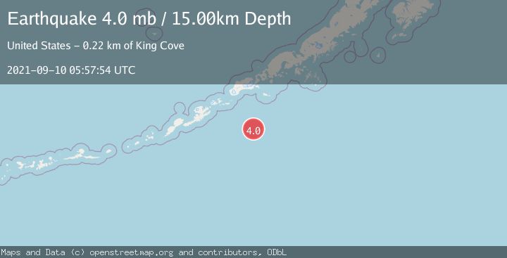 Map of UNIMAK ISLAND REGION, ALASKA